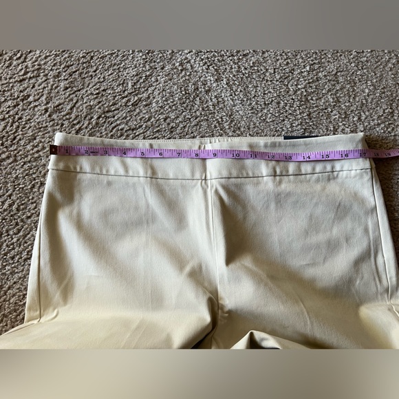 NWT Talbots Beige Chatham Ankle Pants Women’s Size 12 - Picture 13 of 16